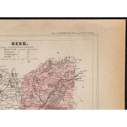 Gravure de 1896ca - Oise (Département) - 3