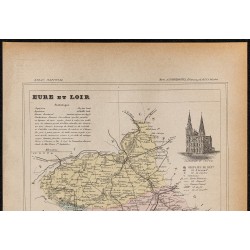 Gravure de 1896ca - Eure et Loir (Département) - 2