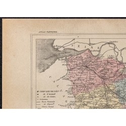Gravure de 1896ca - Eure (Département) - 2