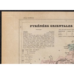 Gravure de 1896ca - Pyrénées orientales (Département) - 2
