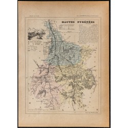 Gravure de 1896ca - Hautes Pyrénées (Département) - 1