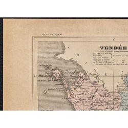 Gravure de 1896ca - Vendée (Département) - 2
