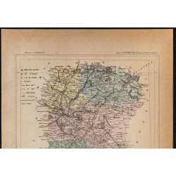 Gravure de 1896ca - Aisne (Département) - 2