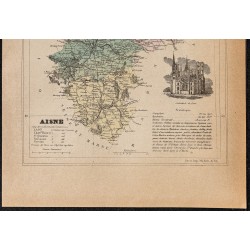 Gravure de 1896ca - Aisne (Département) - 3