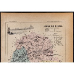 Gravure de 1896ca - Indre-et-Loire (Département) - 2