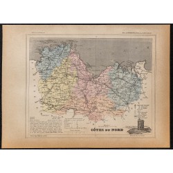 Gravure de 1896ca - Côtes-d'Armor (Département) - 1