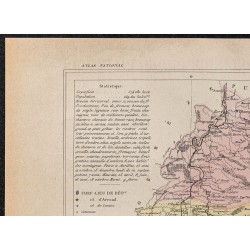 Gravure de 1896ca - Cantal (Département) - 2