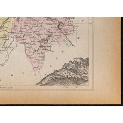 Gravure de 1896ca - Cantal (Département) - 5