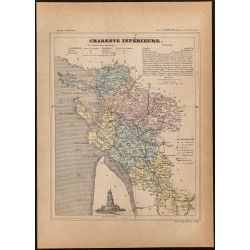 Gravure de 1896ca - Charente-Maritime (Département) - 1