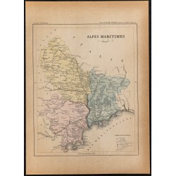 Gravure de 1896ca - Alpes-Maritimes (Département) - 1