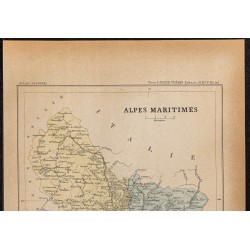 Gravure de 1896ca - Alpes-Maritimes (Département) - 2
