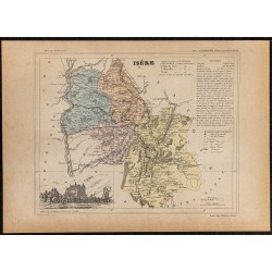 Gravure de 1896ca - Isère (Département) - 1