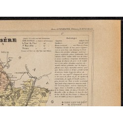 Gravure de 1896ca - Isère (Département) - 3