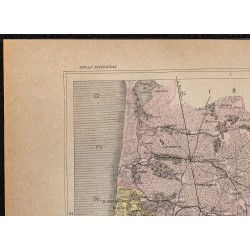 Gravure de 1896ca - Landes (Département) - 2