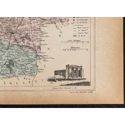 Gravure de 1896ca - Landes (Département) - 5