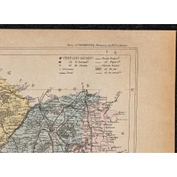 Gravure de 1896ca - Saône-et-Loire (Département) - 3
