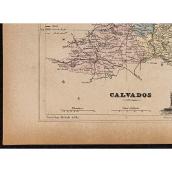 Gravure de 1896ca - Calvados (Département) - 4