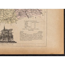 Gravure de 1896ca - Calvados (Département) - 5