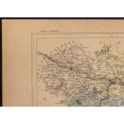 Gravure de 1896ca - Aude (Département) - 2