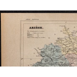 Gravure de 1896ca - Ariège (Département) - 2