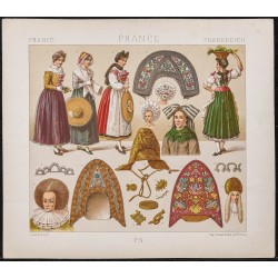 1890 - Costumes alsaciens...