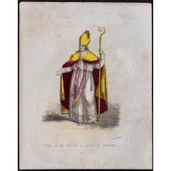 1862 - Costume d'un évêque...