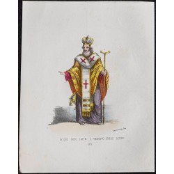 1862 - Costume d'un évêque...