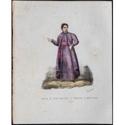 1862 - Prélat de grand manteau
