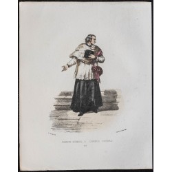 1862 - Costume d'un chanoine