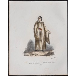 1862 - Costume d'un moine...