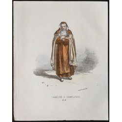 1862 - Costume d'une carmélite
