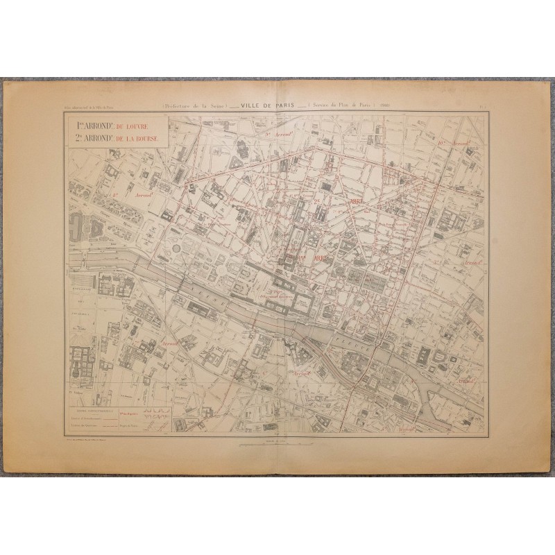 1900 - 1er et 2ème arrondissement de Paris 