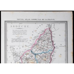 1854 - Département de l'Ardèche 