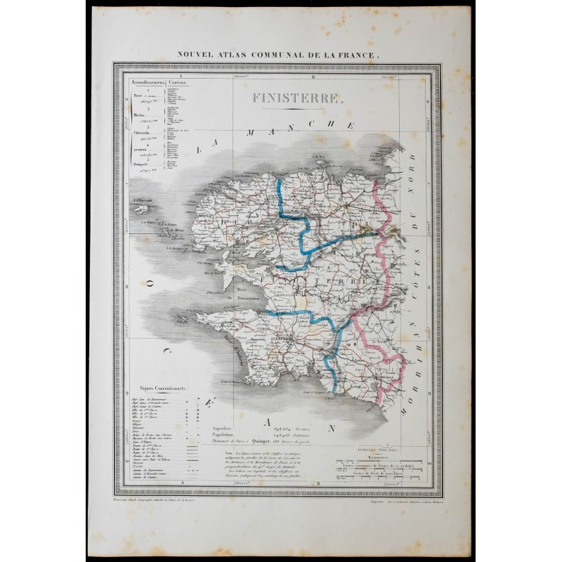 1854 - Département du Finistère 