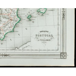 Gravure de 1846 - Espagne et Portugal - 5