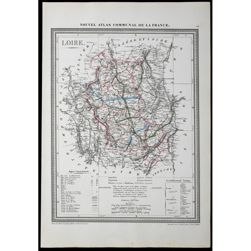 1854 - Département de la Loire 