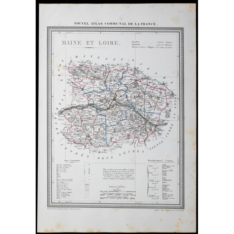 1854 - Département de Maine et Loire 