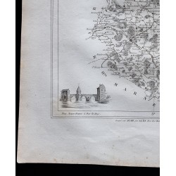 Gravure de 1833 - Département de la Meuse - 4