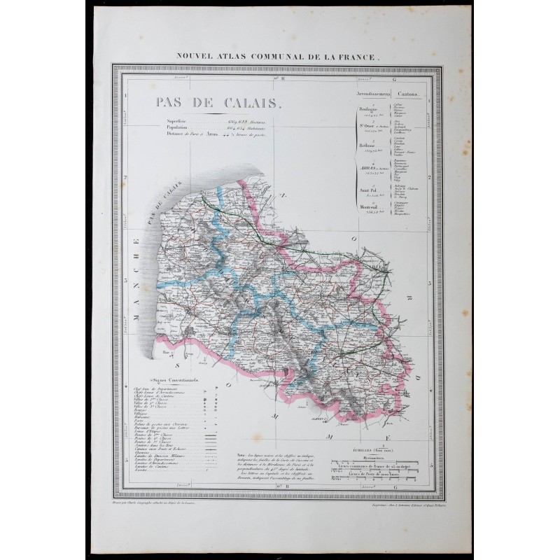 1854 - Département du Pas de Calais 