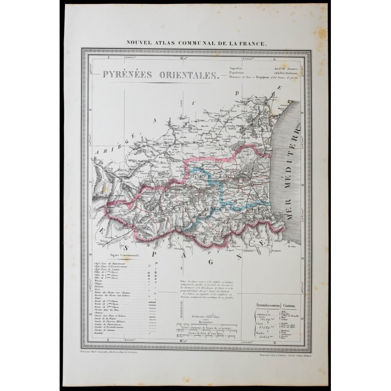 1854 - Département des Pyrénées orientales 