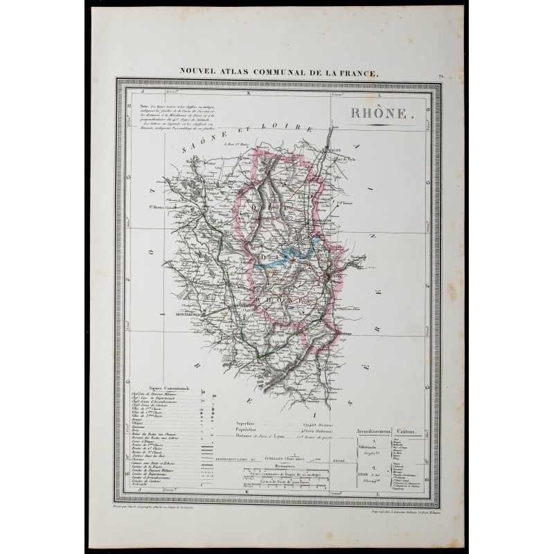 1854 - Département du Rhône 