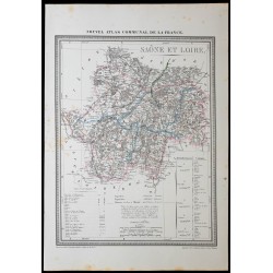 1854 - Département de la Saône-et-Loire 