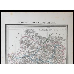 1854 - Département de la Saône-et-Loire 
