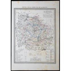 1854 - Département de la Sarthe 