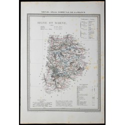 1854 - Département de Seine-et-Marne 