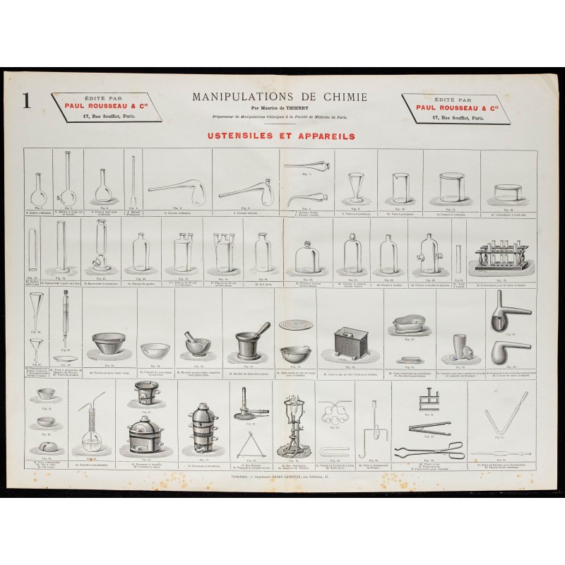 1890 - Appareils et ustensiles de chimie 