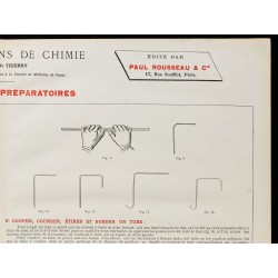 1890 - Manipulations préparatoires aux expériences 