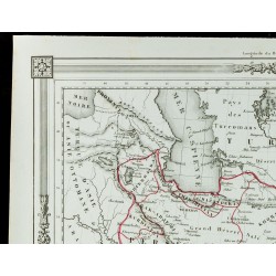 Gravure de 1846 - Iran - Royaumes de Perse - 2