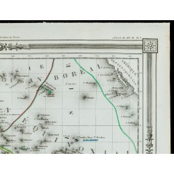Gravure de 1846 - Carte de l'Océanie - 3