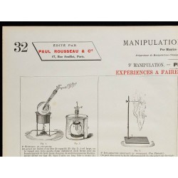 1890 - Expériences à faire avec le phosphore 